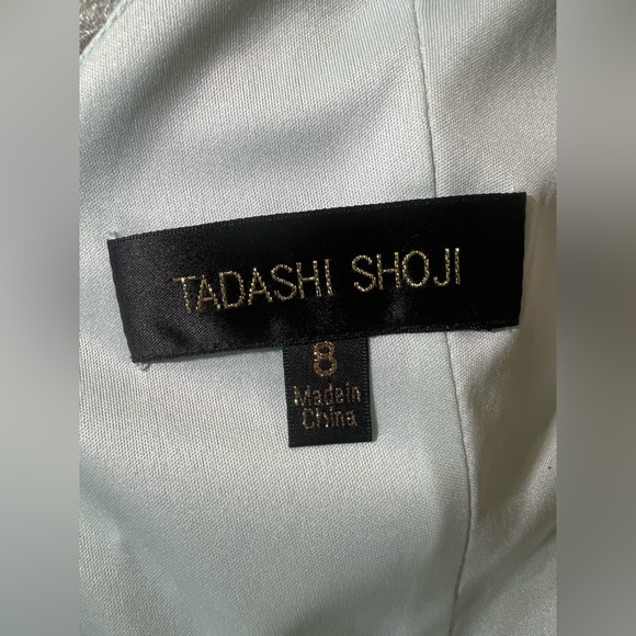 Tadashi Shoji Sanda Embroidered Mint Dress | 8 - Picture 10 of 16